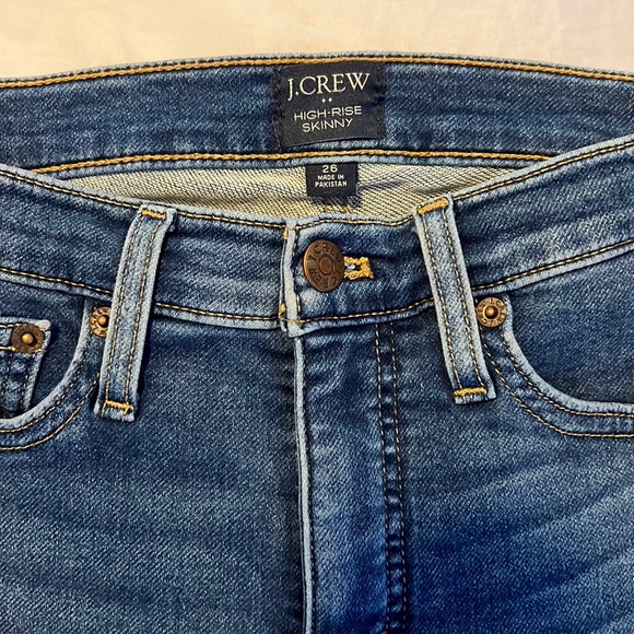 JCrew High Rise Skinny Jean size 26